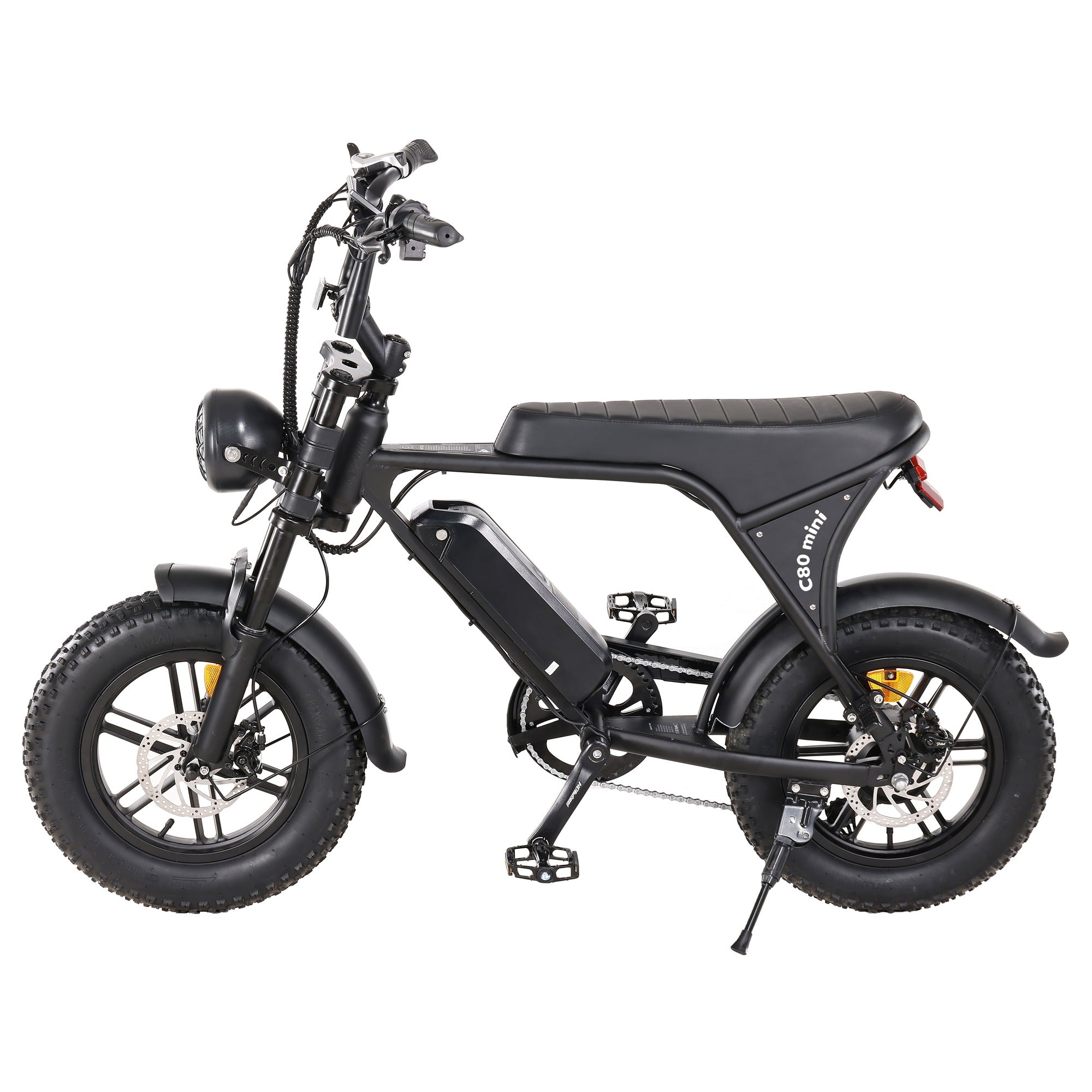 OUXI C80 – Mini Fatbike – Zwart