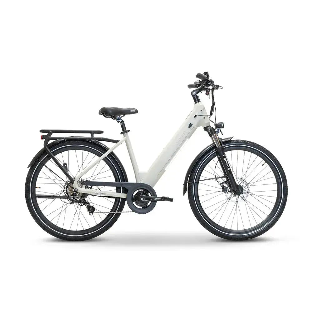 A-Spadz Air City Ivoor Wit E-Bike – Gratis Telefoonhouder + ART4 Slot (Direct Leverbaar)