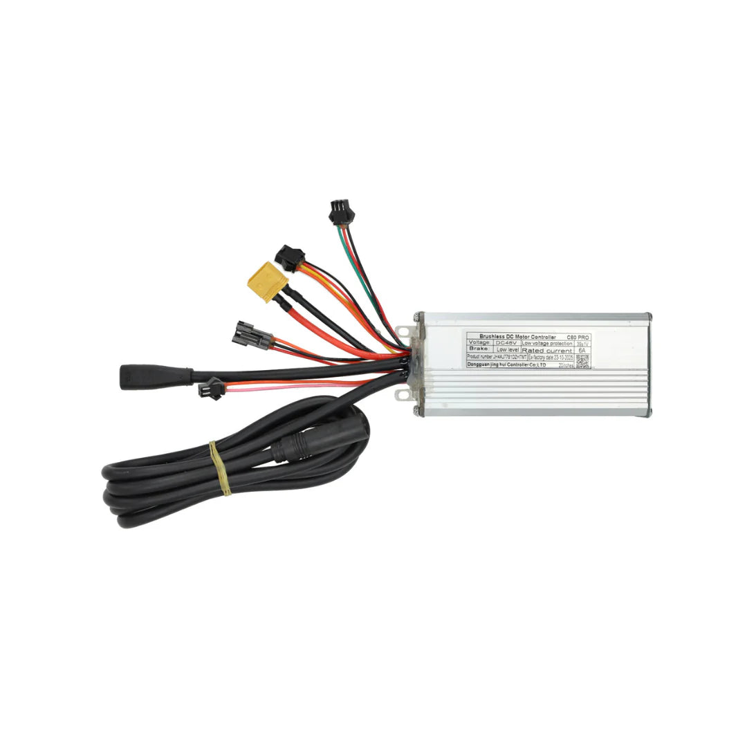Controller Unit C80 PRO 48V 6A V4.0 EU Versie – 25KM/U – 250W Motor – Rode Stekker Alleen geschikt voor C80 PRO.