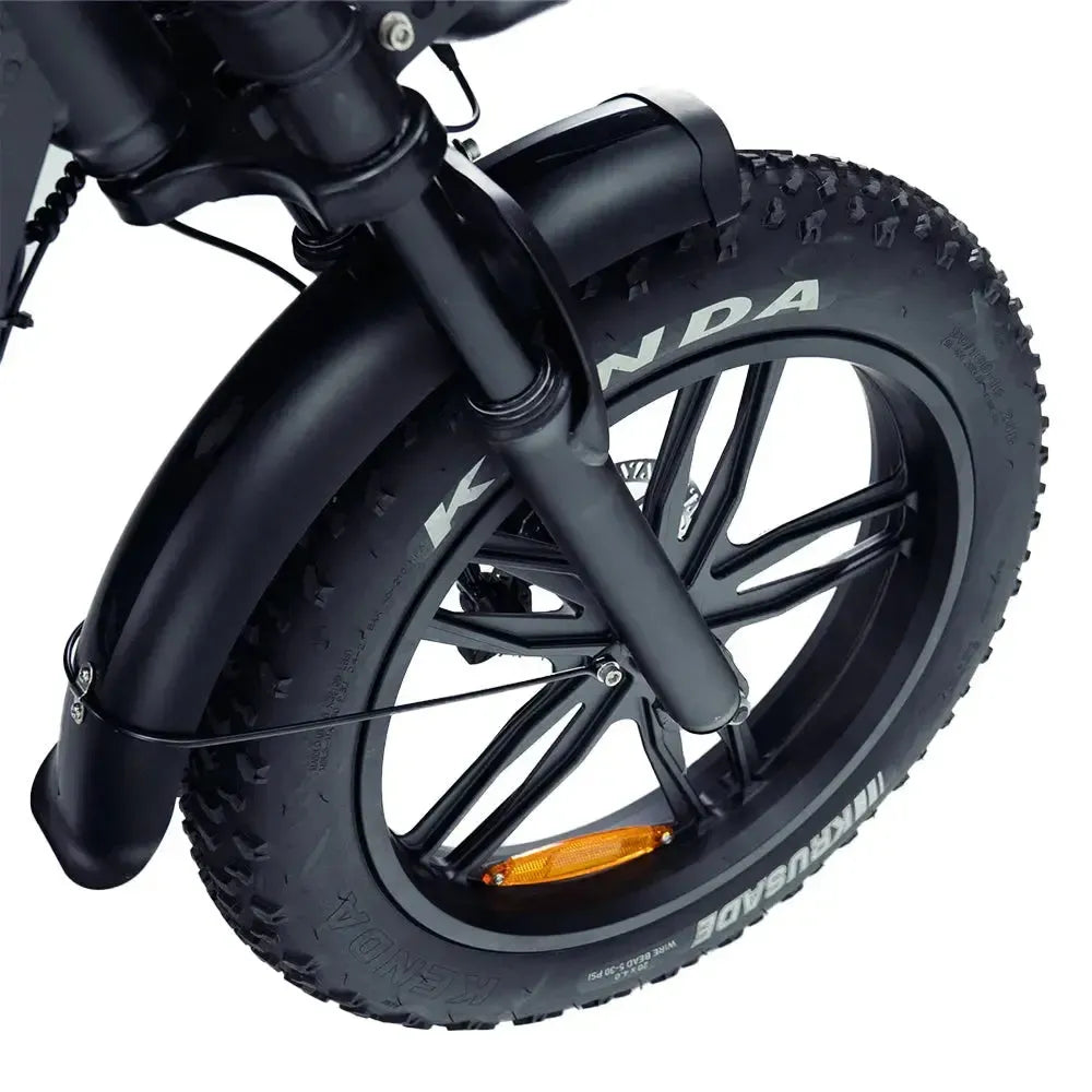 OUXI V8 Pro / C80 Pro Fatbike – Zwart | 100KM Range | Inclusief Slot + Telefoonhouder | Rijklaar Geleverd