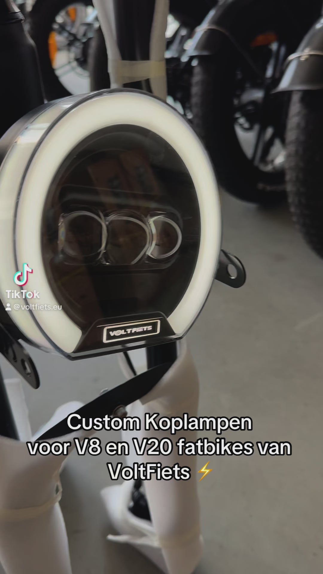 VoltFies Custom Fatbike Headlight V1