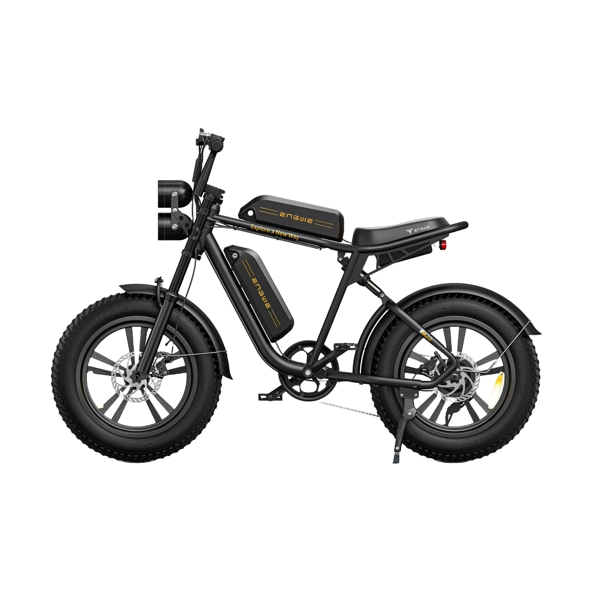 Engwe M20 Dubbele Accu Fatbike - Mechanische remmen - VoltFiets - Engwe