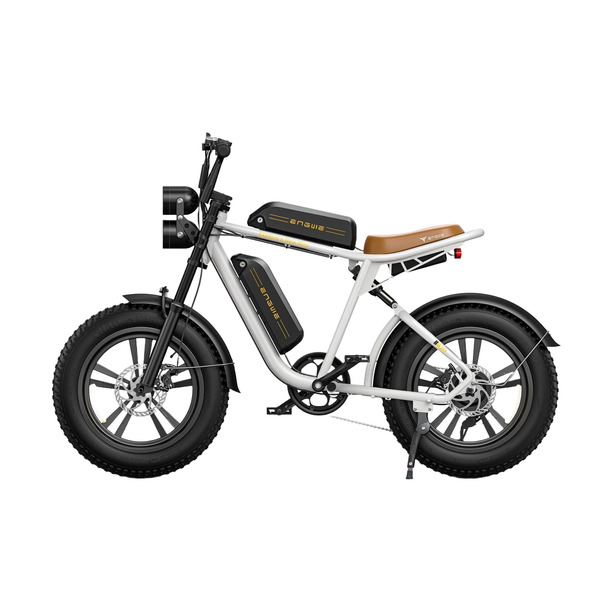 Engwe M20 Dubbele Accu Fatbike - Mechanische remmen - VoltFiets - Engwe