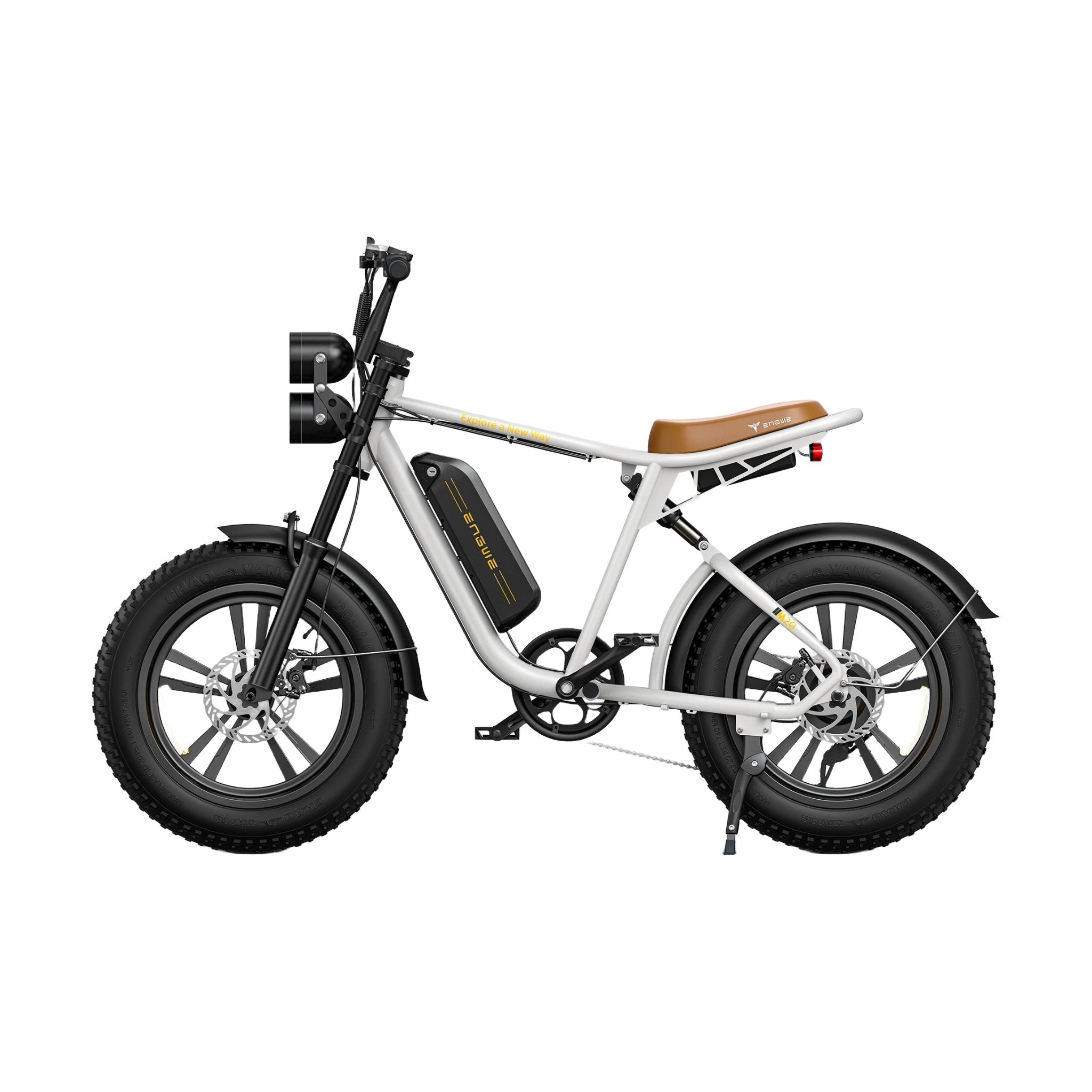 Engwe M20 Fatbike - Mechanische remmen - VoltFiets - Engwe