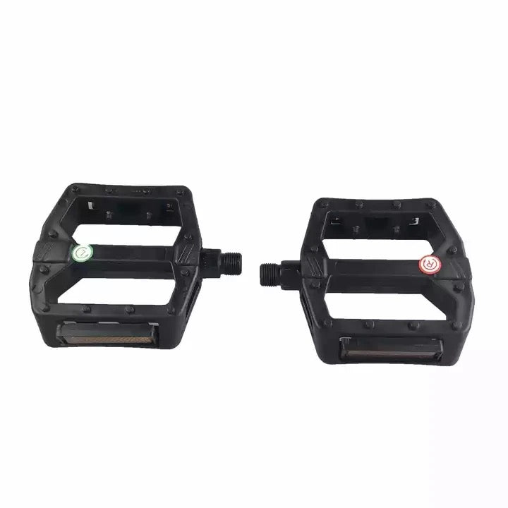 Fietspedalen, 1 paar, antislip met rubber en reflectoren, MTB-pedalen, aluminium fietspedalen voor mountainbikes, vouwfietsen, racefietsen, e-bikes Fietspedalen, 1 paar, antislip met rubber en reflectoren, MTB-pedalen, aluminium fietspedalen voor mountainbikes, vouwfietsen, racefietsen, e-bikes