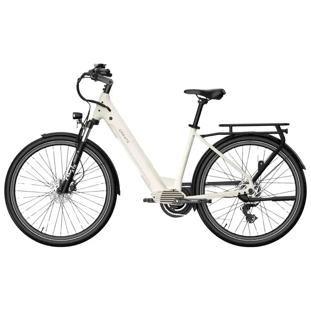 A-Spadz Air City Ivoor Wit E-Bike – Gratis Telefoonhouder + ART4 Slot (Direct Leverbaar)