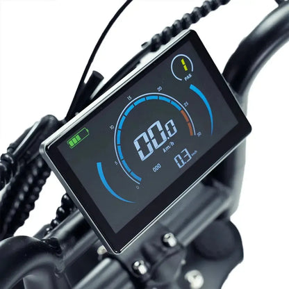 OUXI V8 Pro / C80 Pro Fatbike – Zwart | 100KM Range | Inclusief Slot + Telefoonhouder | Rijklaar Geleverd