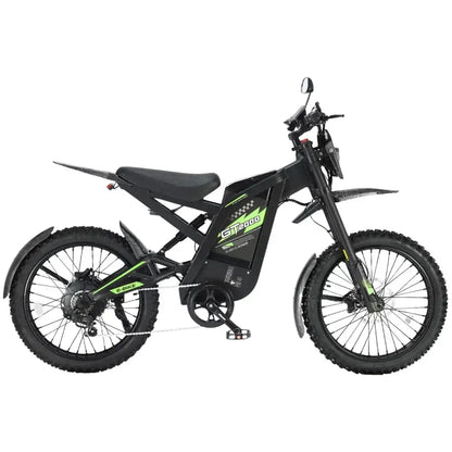 Ouxi GT-2000 Off-road Fatbike – Zwart | Rijklaar + Telefoonhouder + ART4 Slot