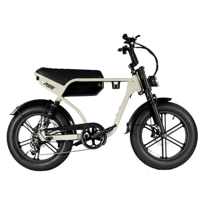 RSE Fatbike Beige – 48V 15Ah | NFC, Alarm & Voetsteunen
