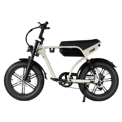 RSE Fatbike Beige – 48V 15Ah | NFC, Alarm & Voetsteunen