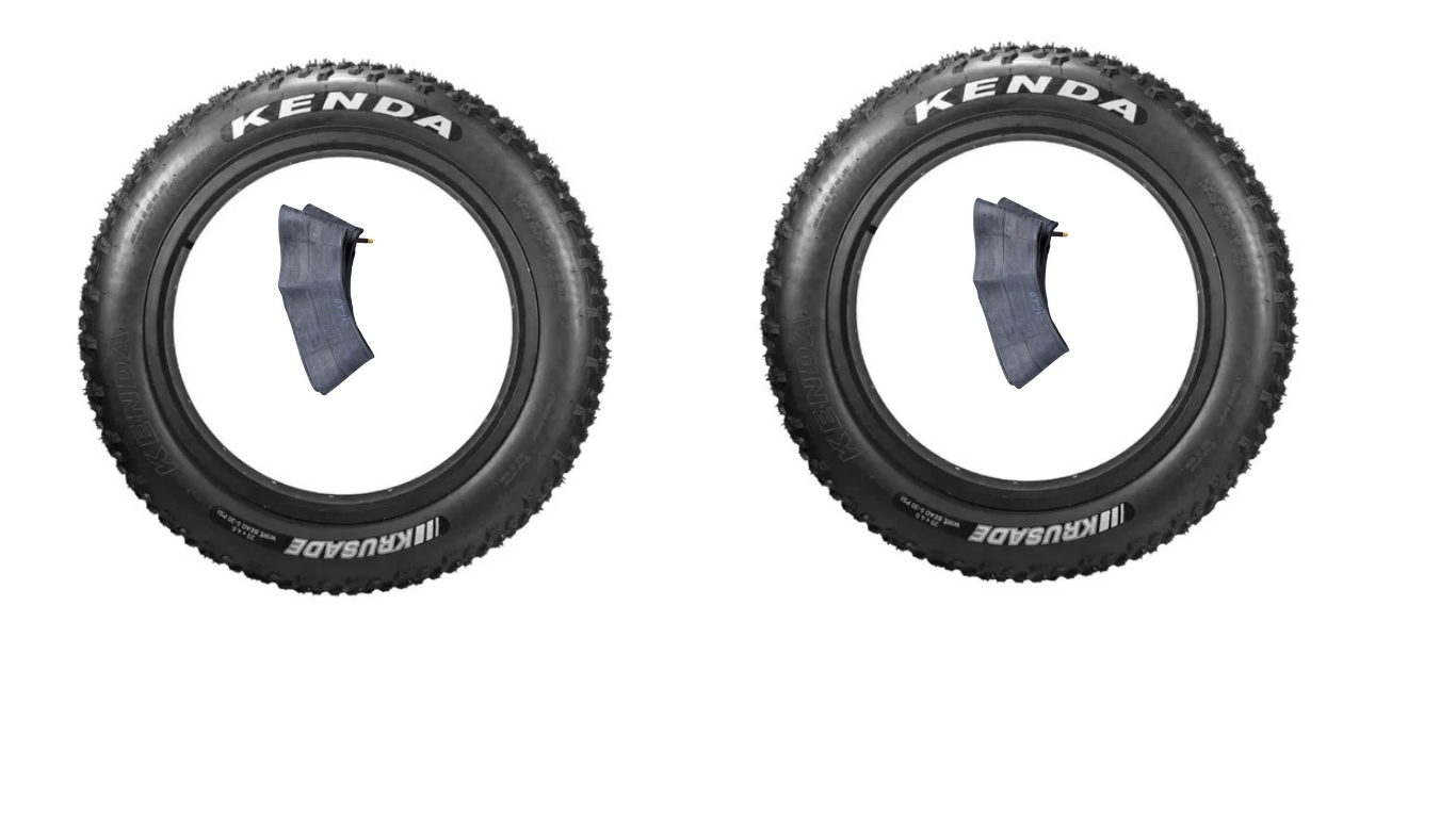KENDA Fatbike Banden + Binnenbanden Set (2x Buiten, 2x Binnen) – Complete Bundle
