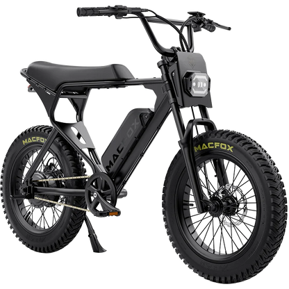 Macfox X1 Elektrische Fatbike – Incl. Slot, Spatborden & Telefoonhouder
