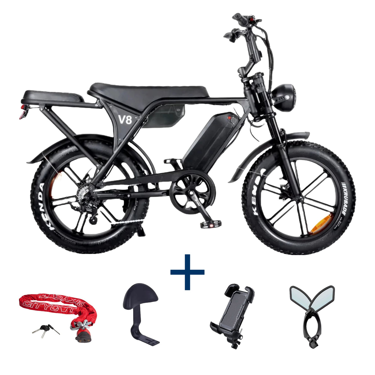 Ouxi Fatbikes - V8, H9, V20-modellen | 2 Jaar Garantie – VoltFiets