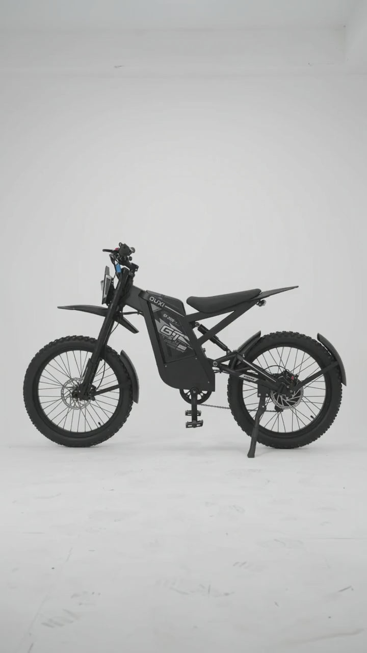 Ouxi GT-2000 Off-road Fatbike – Zwart | Rijklaar + Telefoonhouder + ART4 Slot
